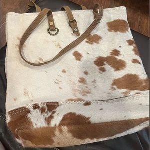 Myra Hide on Hair tote